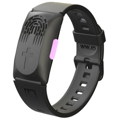 LIAISE Wearable Audio Wrist Band WWJD Bracelet and Audio Bible 300+ Verses from NIV Jesus Bracelet Speaker Christian Wristband Christian Gifts for Men Christian Gifts for Woman (Black)