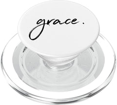 Grace. Gods Amazing Grace Christian Bible Verse PopSockets PopGrip: Swappable Grip for Phones & Tablets PopSockets MagSafe PopGrip for iPhone