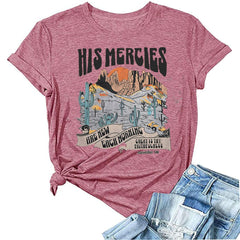Christian T-Shirt Woman Jesus Faith Tshirts Bible Verse Shirts Casual Christians Inspirational Tee Tops(XLAs Show 1)