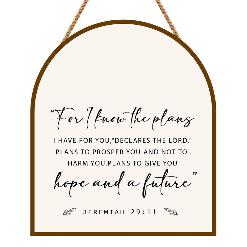 For I Know The Plans Jeremiah 29:11 Bible Verses Wall Decor Scripture Wall ArtBible Wall ArtBible Scripture Wall ArtReligious Wall Art Decor Gifts for Christian Women Men Bedroom Home Wall Decor