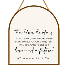 For I Know The Plans Jeremiah 29:11 Bible Verses Wall Decor Scripture Wall ArtBible Wall ArtBible Scripture Wall ArtReligious Wall Art Decor Gifts for Christian Women Men Bedroom Home Wall Decor