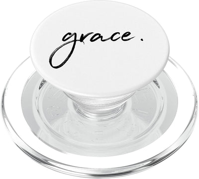 Grace. Gods Amazing Grace Christian Bible Verse PopSockets PopGrip: Swappable Grip for Phones & Tablets PopSockets MagSafe PopGrip for iPhone